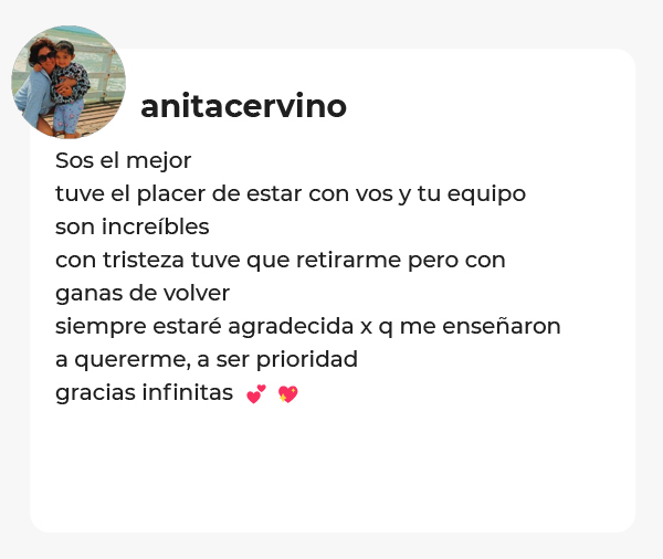 Testimonio de Anita